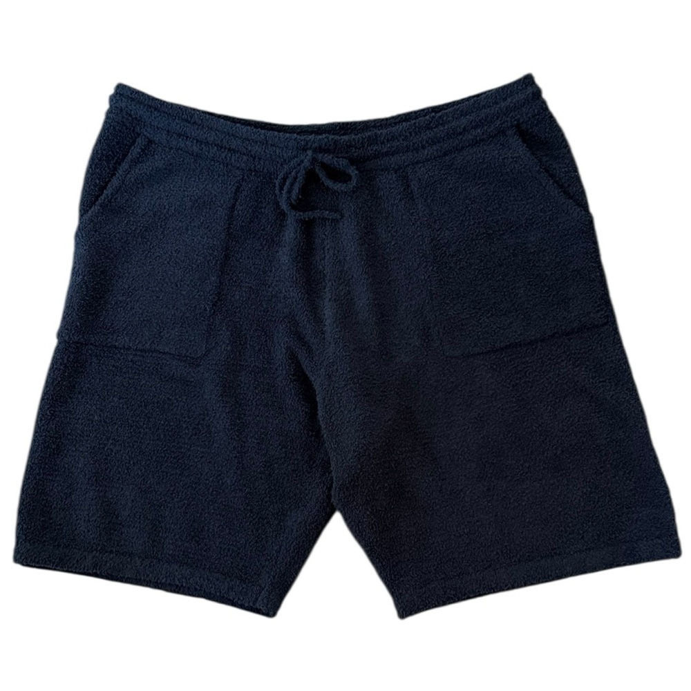 NEW Barefoot Dreams Men’s Cozy Chic Lounge Shorts Indigo Blue XL - Picture 3 of 6